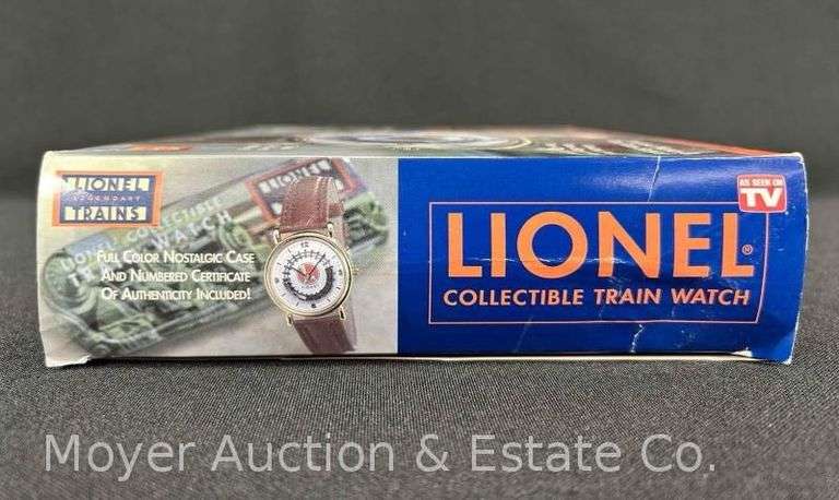 Lionel Collectible Train Watch, with Case and Original Box