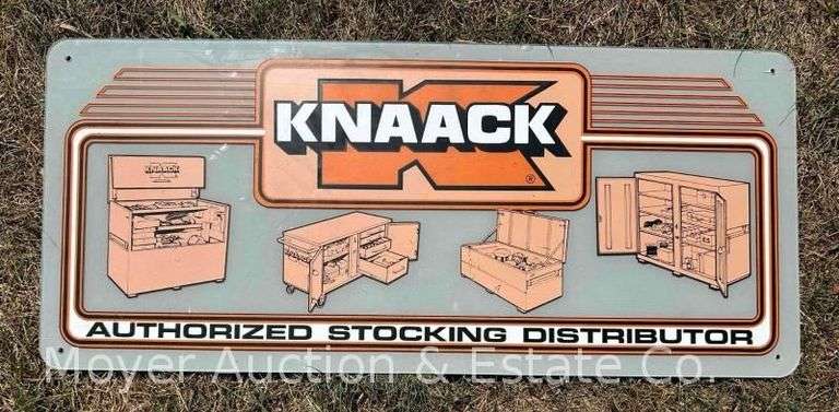 Knaack Authorized Stocking Distributor Sign, Plastic, 14"x32" image