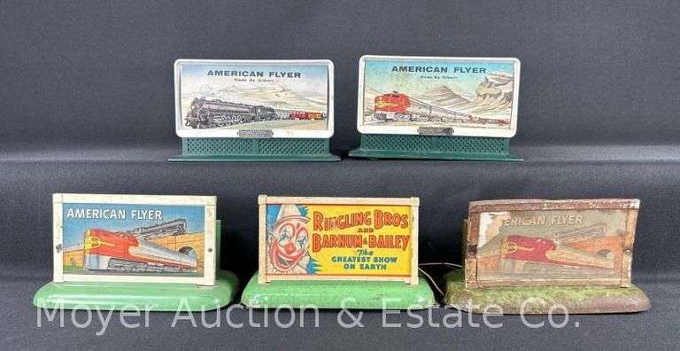 (5) American Flyer Steam Whistles and Diesel Horns image