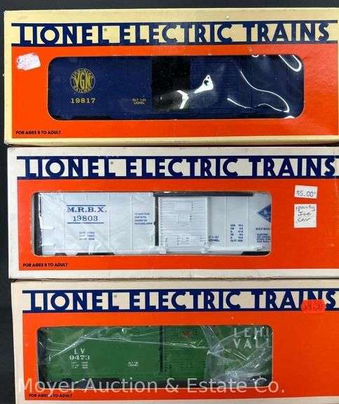 (6) Asst. Lionel Freight Cars, with Original Boxes