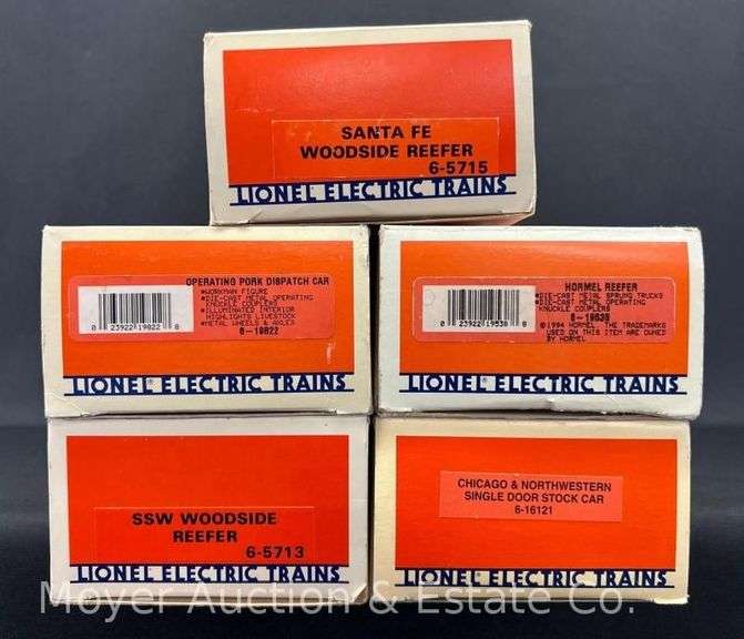 (5) Lionel Freight Cars, with Original Boxes