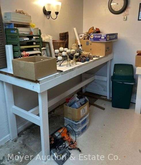 Group of Tools, Household, Rock Tumbler, Contents of Desk, Etc. image