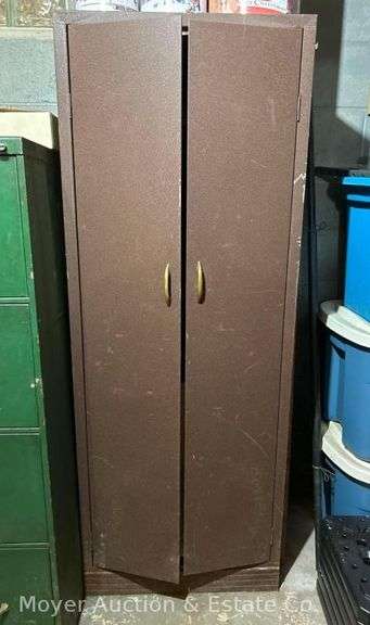 Two Door Metal Storage Cabinet, 24"x20"x64"h image