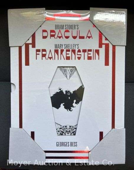 Georges Bess Horror Classics Dracula and Frankenstein Deluxe Boxed Set, New in Package image