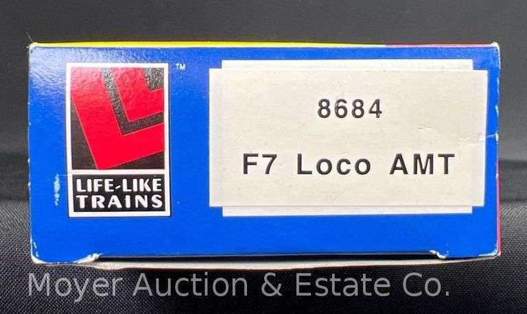 (4) Life-Like HO Scale Diesel Locomotives, One with Box