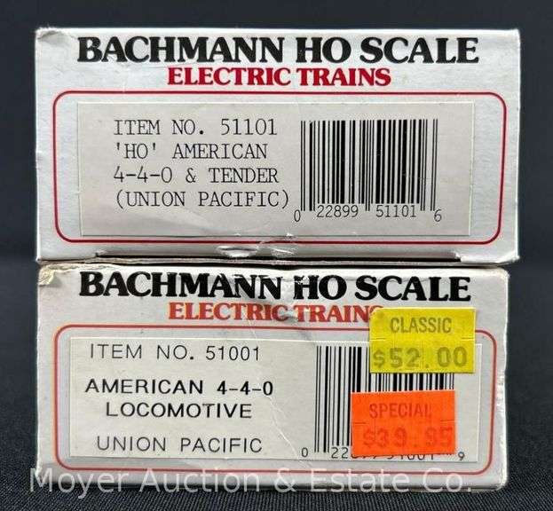(2) Bachmann HO Scale Steam Locomotives, with Original Boxes