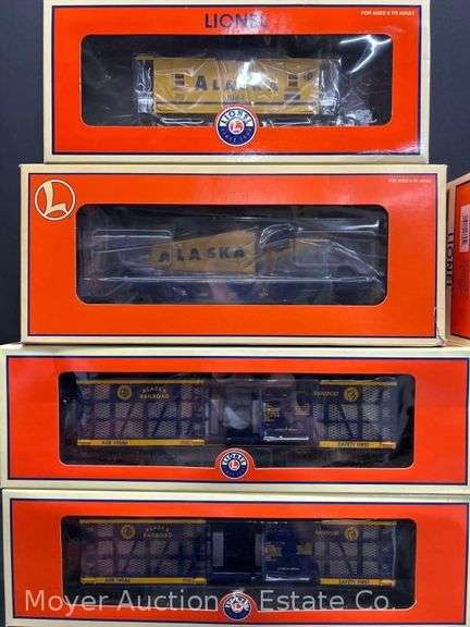 (6) Lionel Alaska Freight Cars, with Original Boxes
