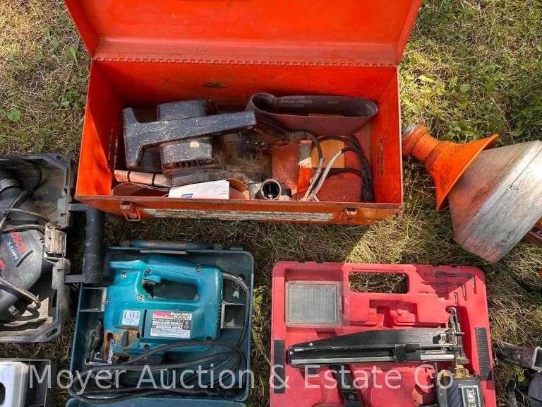 Group of Asst. Power Tools, Some with Cases