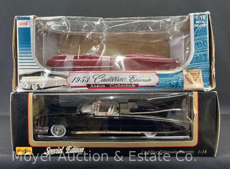 (2) Cadillac Eldorado 1:18 Scale Die-Cast Models image