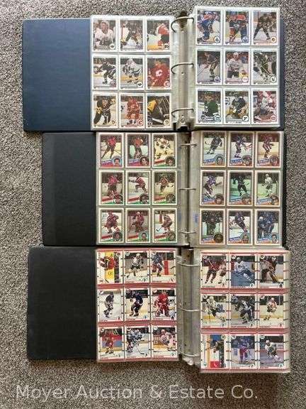 (3) Binders of Hockey Cards image
