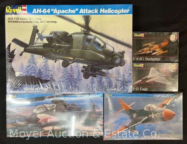 (5) Revell Plastic Model Kits, All Sealed in Plastic, Asst. Scales image