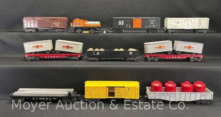 (10) Lionel Freight Cars, with Boxes