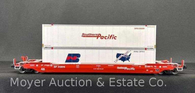 Lionel Southern Pacific Husky Stack Flatcar, No. 17587, with Original Box image