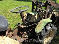 Pasquali 988 Italian Articulating Tractor with Loader, Blade and Box, 259 Hours