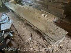 (10) Rough Sawn Boards, Some with Live Edge, Approx 13’-14’ Long, 12”w x 1”h