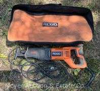 Rigid Corded Reciprocating Saw, with Accessories and Bag