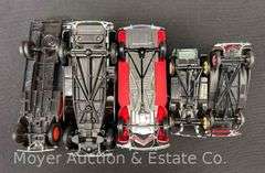 (5) Die-Cast Model Trucks, 5"-8" Long