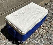 4 Picnic Coolers: Igloo 48, Igloo 'Picnic Basket', Igloo Polar 6, and Coleman Polylite 28 #5277