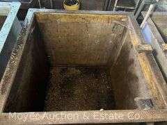 (4) Steel Fiberglass Lined Tanks, 34”x34”x30”h Overall, 30”x30”x30” Inside Dimensions
