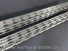(20) 40" O Gauge Straight Track Sections