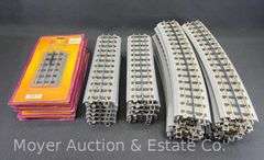(17) MTH FastTrack Straight Track Sections and (16) MTH FastTrack Curved Track Sections