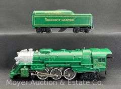 Lionel No. 8702 Southern Crescent Die Cast 4-6-4 Steam Locomotive and Tender, with Original Box