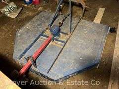 3Pt. Brush Hog, 6’ Wide, Maker Unknown, (3pt. Bracket Needs Welding)