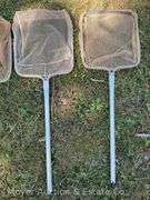 Group of Aluminum Handle Fish Nets