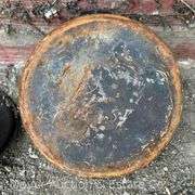 Cast Iron Dutch Oven with Lid, Older, Marked with 8, 10"w