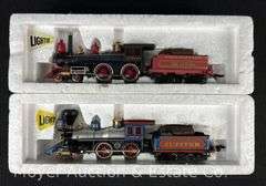 (2) Bachmann HO Scale Steam Locomotives, with Original Boxes