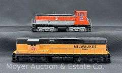 Athearn HO Scale Diesel Switcher and Locomotive, with Original Boxes