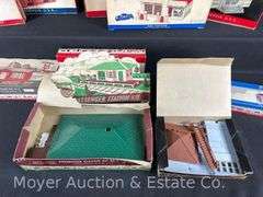 Group of Scale Plasticville Buildings in Original Boxes