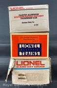 (3) Asst. Lionel Passenger Cars, No. 7204, 7211 and 8871, with Boxes