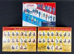(3) Boxes of Scale Plasticville People