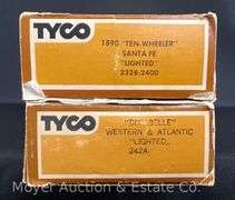 (2) Tyco HO Scale Steam Locomotives and Tenders, with Boxes