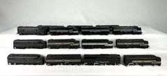 (6) HO Scale Diesel Locomotives, with Other Dummy and B Units