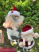 Group of Asst. Christmas Decorations, Ornaments, Figures, Christmas Tree Stand, Etc.