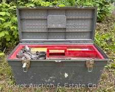 DeWalt Corded Drill with Hole Saws, Drill Bits, and Tool Box