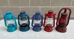 Group of 5 Camp/Barn Lanterns Incl. Dietz