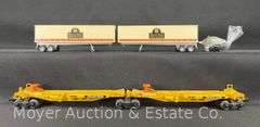 Lionel T.T.U.X Flat Car with Trailers, No. 16345, with Original Box