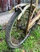 Vintage Banana Seat Bike, Rusty