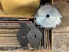 Group of Asst. Saw Blades, Dado Heads, Etc.