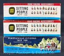 (3) Boxes of Scale Plasticville People