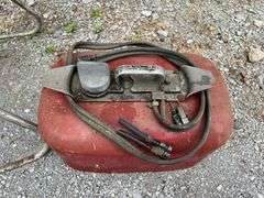 1957 Evinrude 'Fastwin 18' Outboard Motor, Turns Over, with Metal Gas Tank, Serial #15020-17266