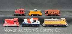 (5) HO Scale Switchers and HO Trolly