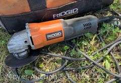 Rigid Corded Angle Grinder, with Accessories and Bag