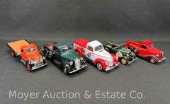 (5) Die-Cast Model Trucks, 5"-8" Long