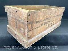 Standard Railway Fusee Corp. Wood Crate, 20.5"x10"x8"