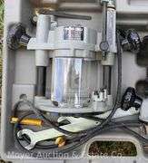 Porter Cable Router with Base, Accessories, and Case