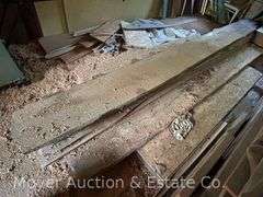 (10) Rough Sawn Boards, Some with Live Edge, Approx 13’-14’ Long, 12”w x 1”h
